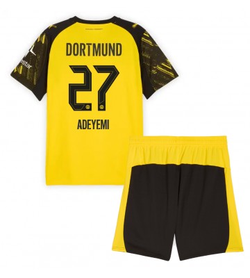 Borussia Dortmund Karim Adeyemi #27 Hemmatröja Barn 2025-26 Kortärmad (+ Korta byxor)